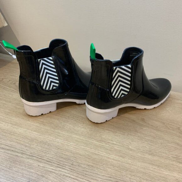 Cougar Kensington Chelsea Rain Boots Glossy Black (Brandnew) - US Size 7 - Picture 2 of 7